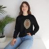 Flames Test Metal Courage Defines the Firefighter Crewneck Sweatshirt